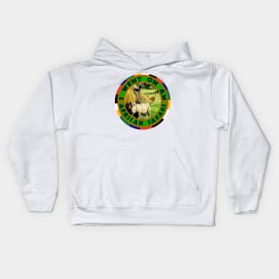 I Went On An African Safari Rhino mother and calf Kids Hoodie